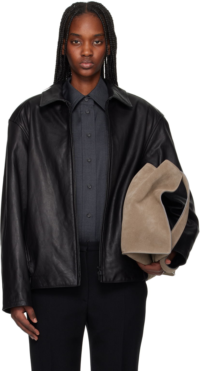 Torbica Fear of God Fear of God Rider Leather Jacket Bež | FGE230-315LTH