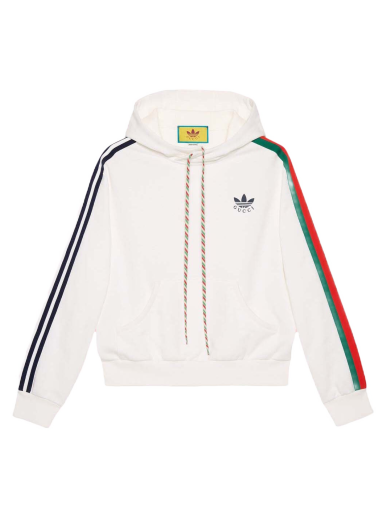 Pulover Gucci adidas x Cotton Hoodie Bež | 692107 XJEKP 9275