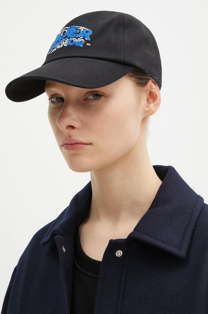 Kapa ADER ERROR Black Baseball Cap with Applique Črna | BN26FYHW0201BK, 0