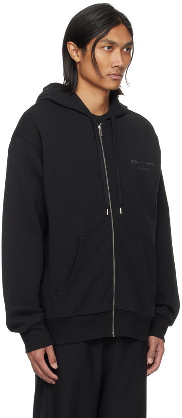 Pulover Stella McCartney Robot Zip-Up Hoodie Črna | 6J02743SPY81, 1