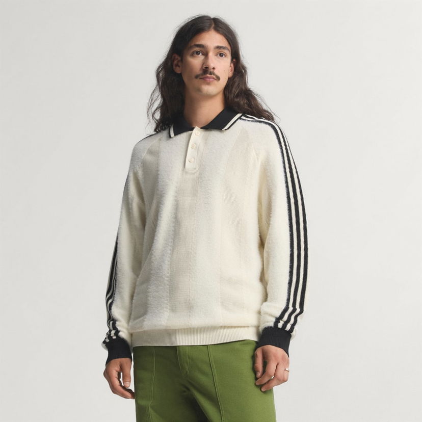 Polo majica adidas Performance Knitted Polo Shirt Bela | JX3836