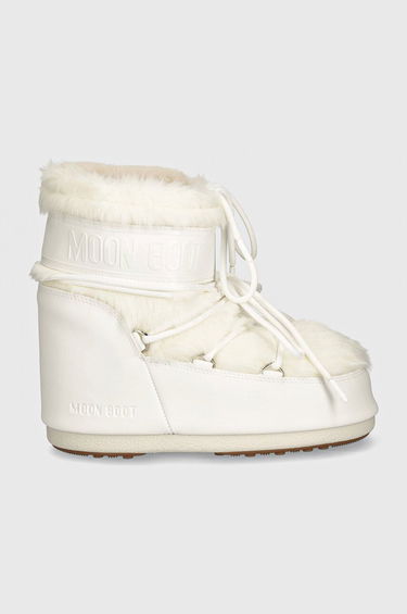 Superge in čevlji Moon Boot MB ICON LOW FAUX FUR Boots Bela | 80D1409390.A002, 1