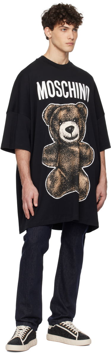 Majica Moschino Moschino Oversized Teddy Bear Graphic Tee Črna | 251ZZV071202441555, 3