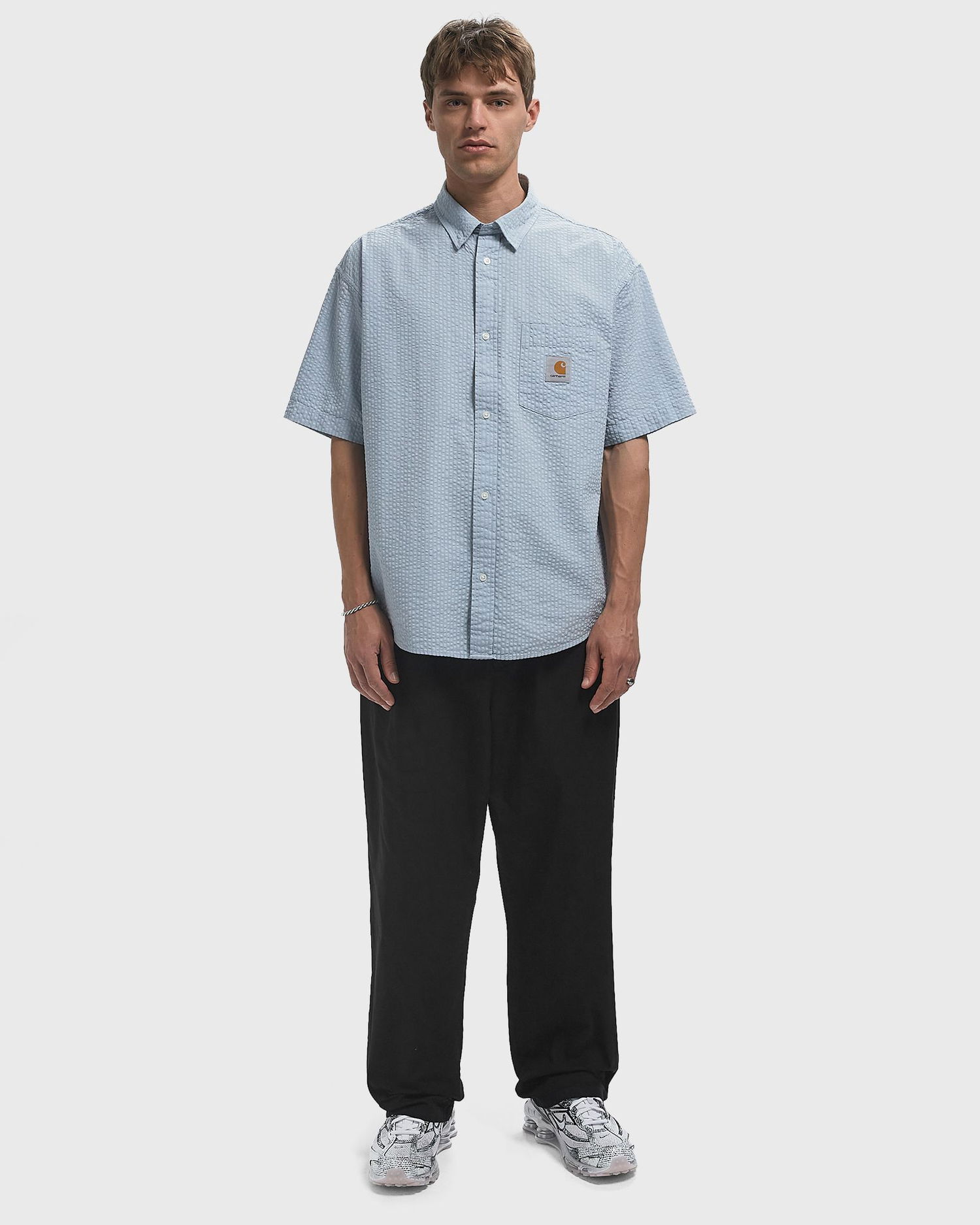 Hlače Carhartt WIP Evan Pleated Cropped Pants Črna | I035563-89.GD, 1