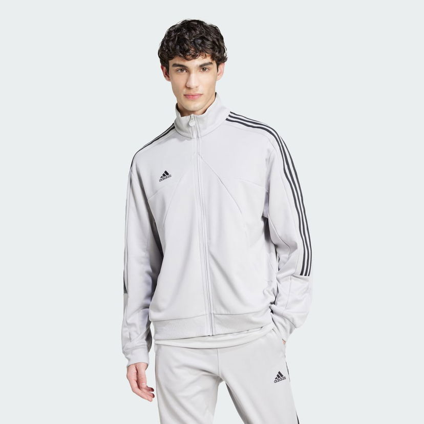 Vetrovka adidas Performance Tiro Track Jacket Siva | IY4285