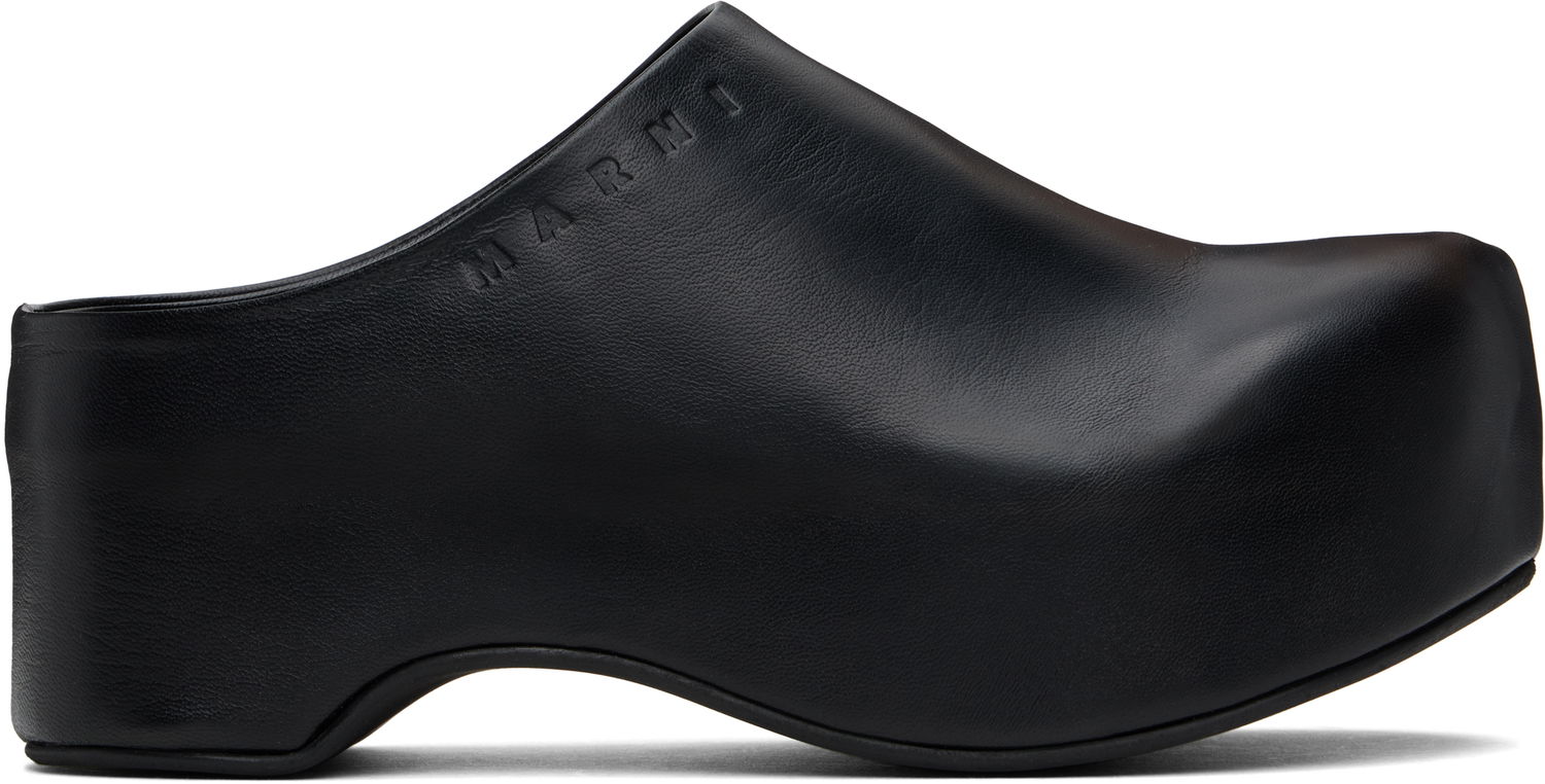 Superge in čevlji Marni Chunky Sabot Clog Loafers Črna | SBMS009704 P3628, 0