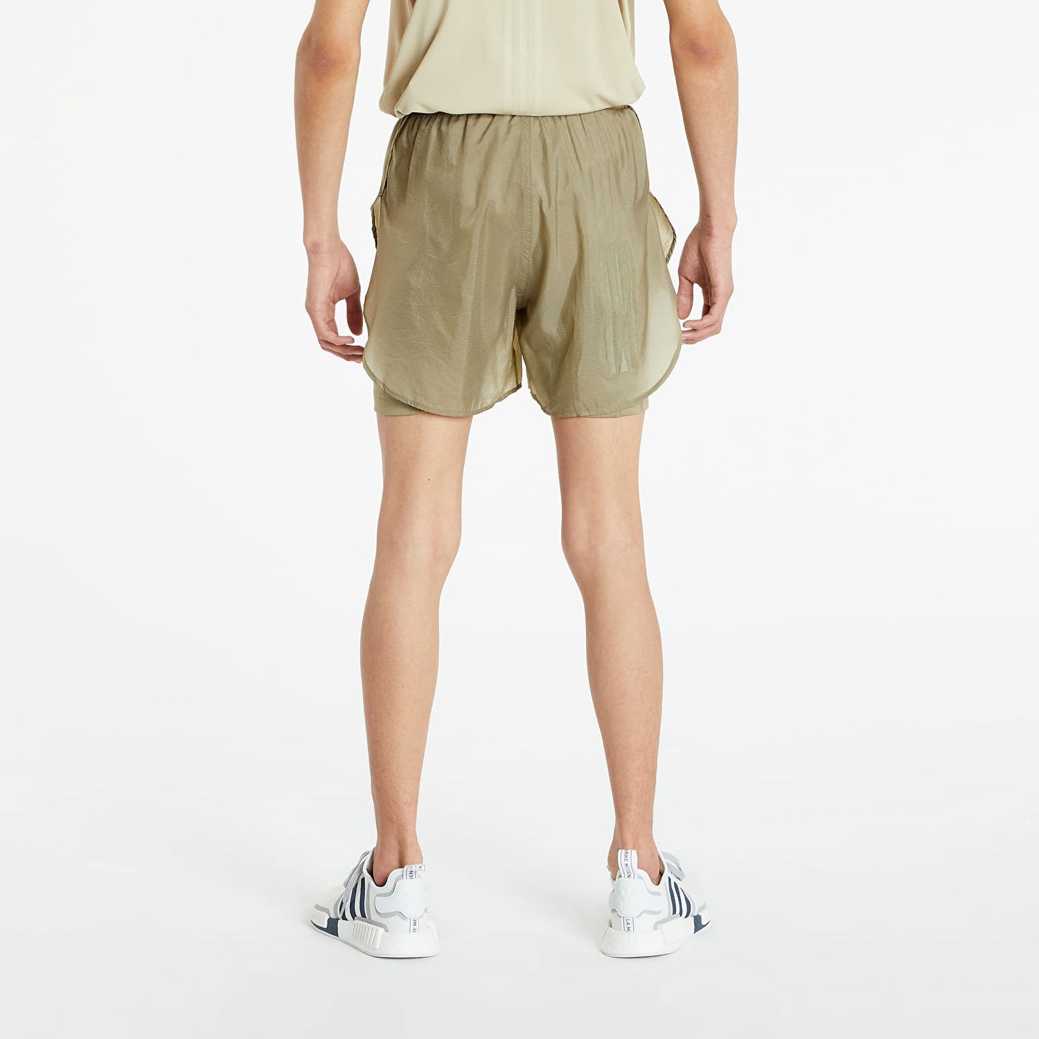 Kratke hlače adidas Performance Parley Mission Kit Run for the Oceans Shorts M Bež | H61701, 1