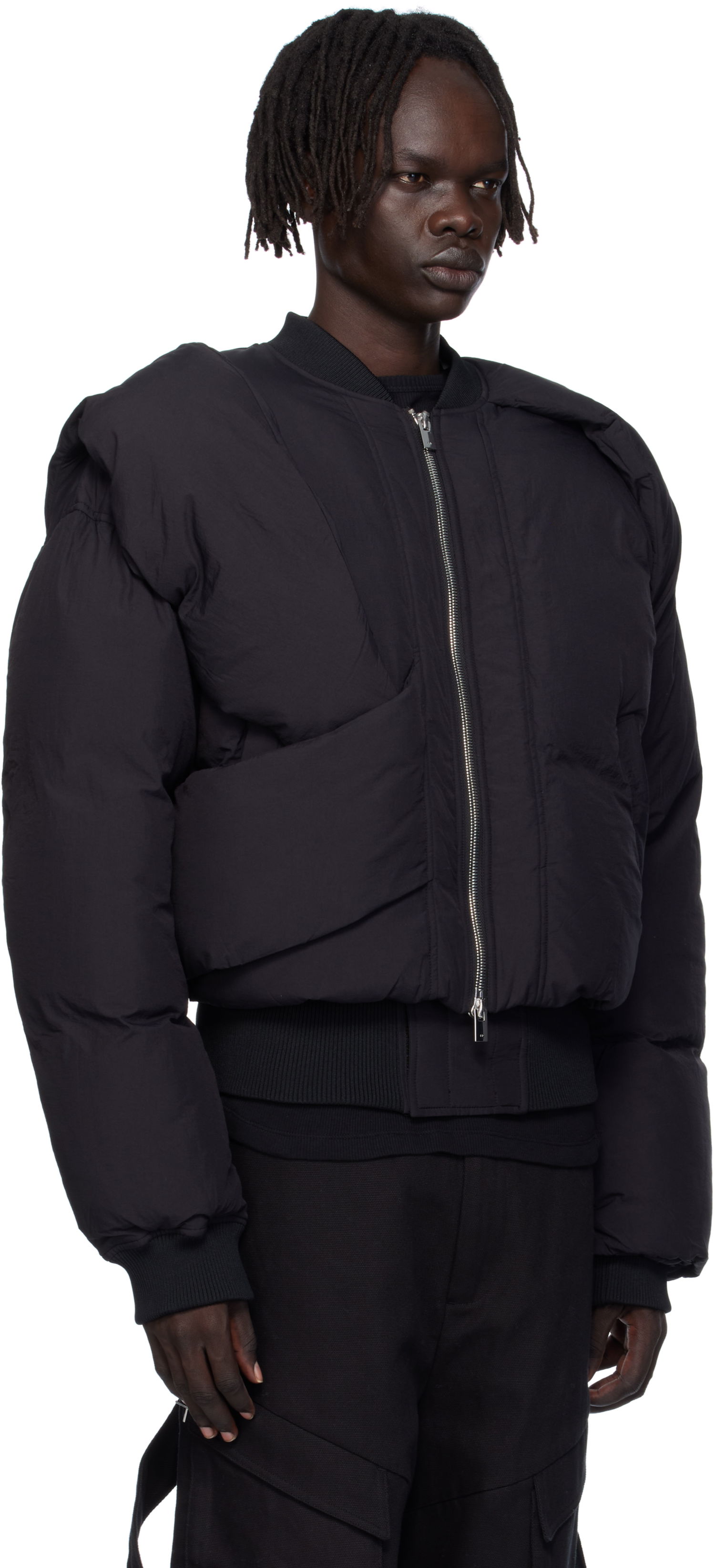 Bomber jakna HELIOT EMIL Heliot Emil Altair Puffer Bomber Jacket Črna | AW25_M_02_163_BLK01, 1