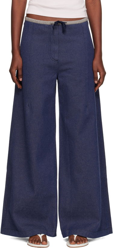 Kavbojke Baserange Baserange Arthur Loose Fit Jeans Modra | PAALP-DE-AU25, 0