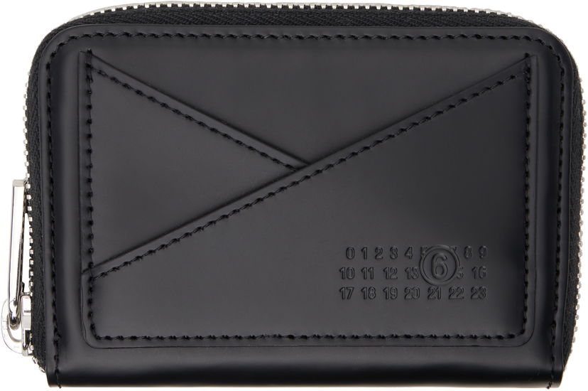 Denarnica Maison Margiela MM6 Maison Margiela Triangle Zip Around Wallet Črna | SA6UI0016 P7183