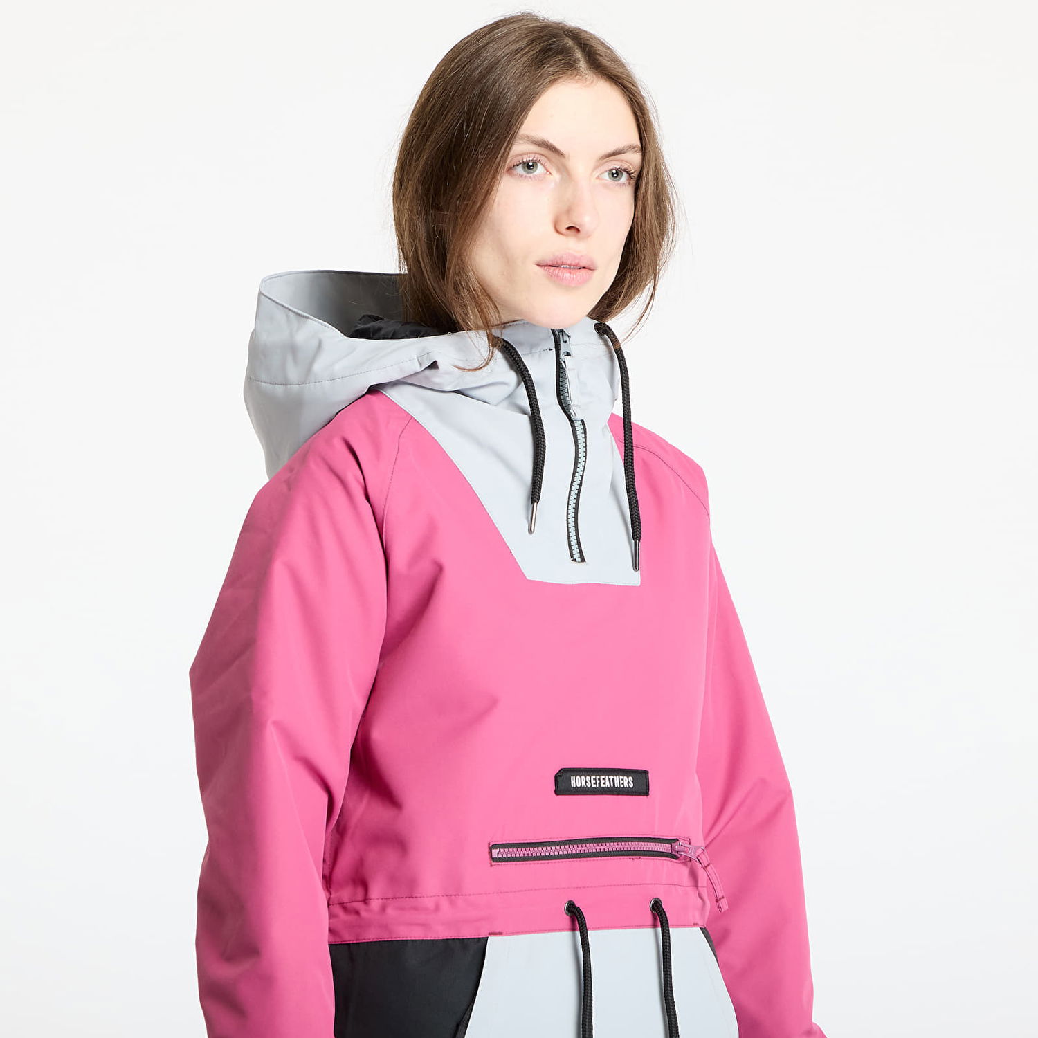 Parka Horsefeathers Women's Derin II Snowboard Anorak Jacket Roza | OW214L, 1