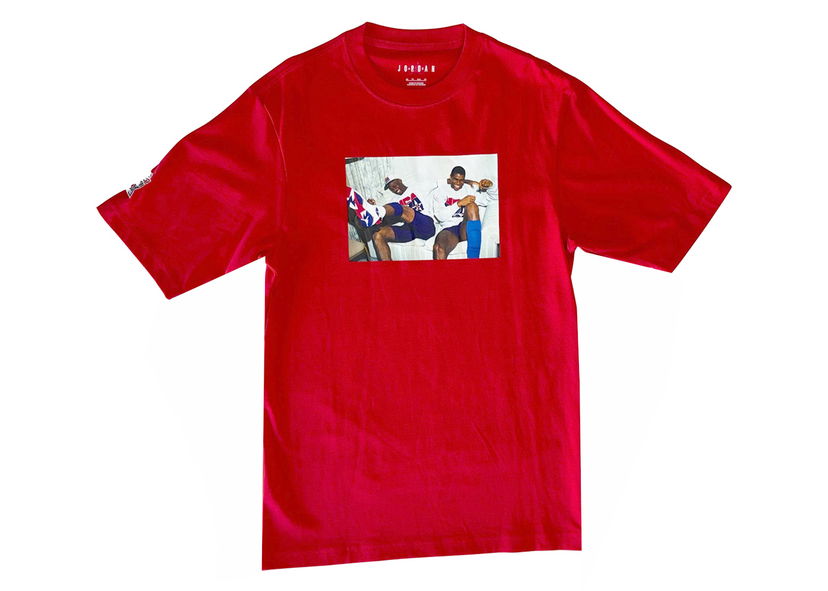 Majica Jordan Jordan x Trophy Room "New Sheriff In Town" T-Shirt Red/White Rdeča | DR2950-657