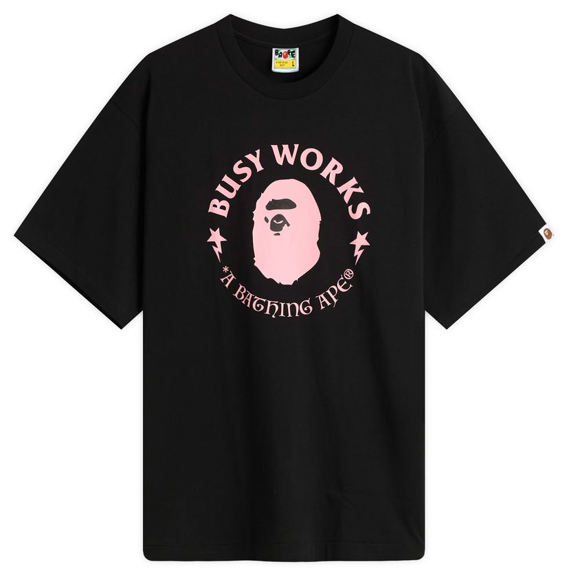 Majica BAPE Busy Works T-Shirt Črna | 001TEL801331M-BLK