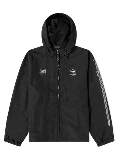 Vetrovka New Balance Aries x AS Roma Pre-Game Jacket Črna | MT239938-HME