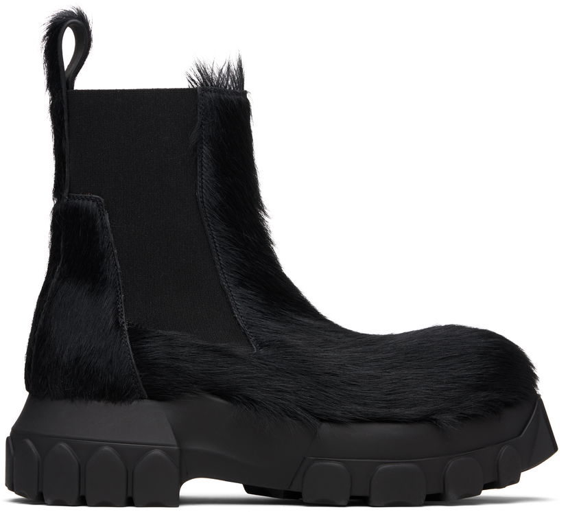 Superge in čevlji Rick Owens Rick Owens Concordians Beatle Bozo Tractors Boots Črna | RP02E4881 LHL