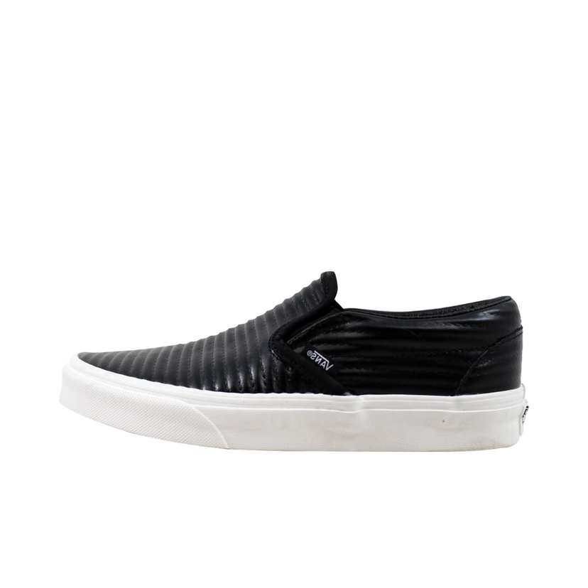 Superge in čevlji Vans Classic Slip-On Moto Leather Črna | VN0A38F7OGG