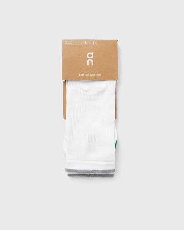 Nogavice On Running On Running Elite Run High Socks Bela | 2uf10010924, 3