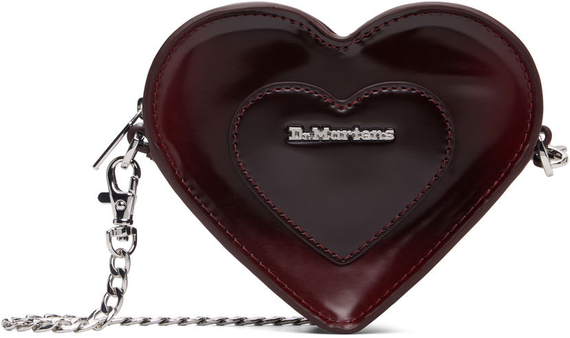 Torba za čez ramo Dr. Martens Dr. Martens Mini Heart Crossbody Bag Bordo | AD092601