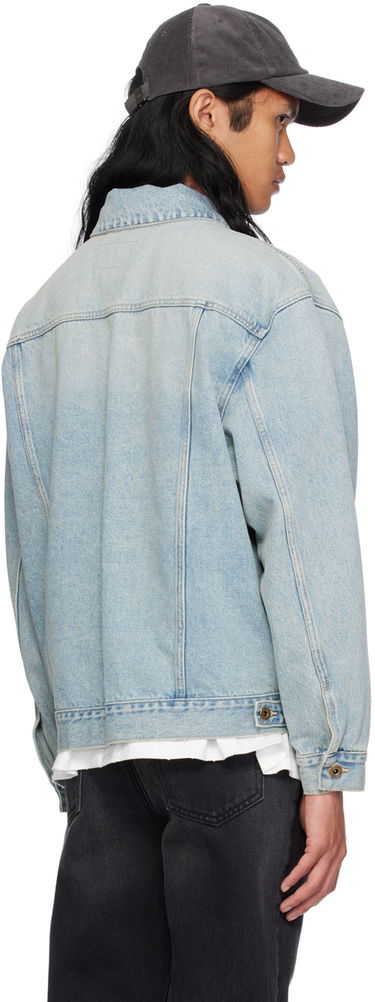 Jakna We11done Washed Denim Jacket Modra | WD-DJ2-24-345-M-SK, 2