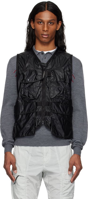 Telovnik C.P. Company C.P. Company CS II Logo Vest Črna | 18CMVE009A-110030G, 0