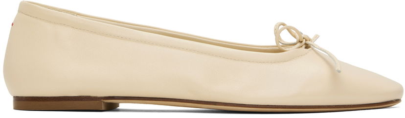 Obleke Aeyde Aeyde Delfina Ballerina Flats Bež | A11-FL-MNLR08FL17-SS24-100-007
