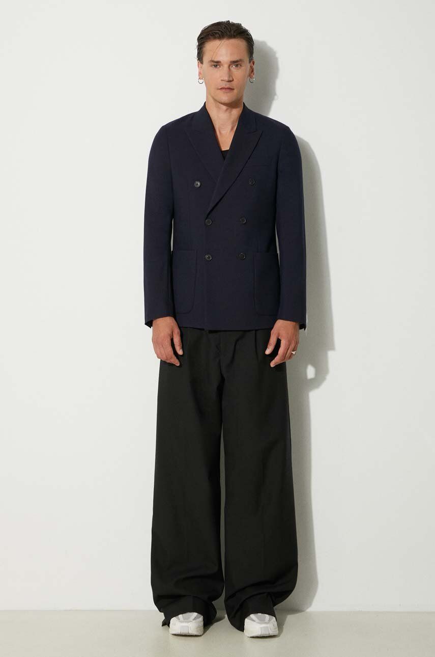 Jakna Paul Smith Paul Smith Double-Breasted Wool Blazer Mornarica | M1R.2320.N01746, 1