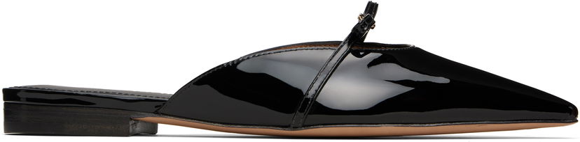 Modni dodatki FERRAGAMO Ferragamo Giulye Mini Bow Slippers Črna | 781112