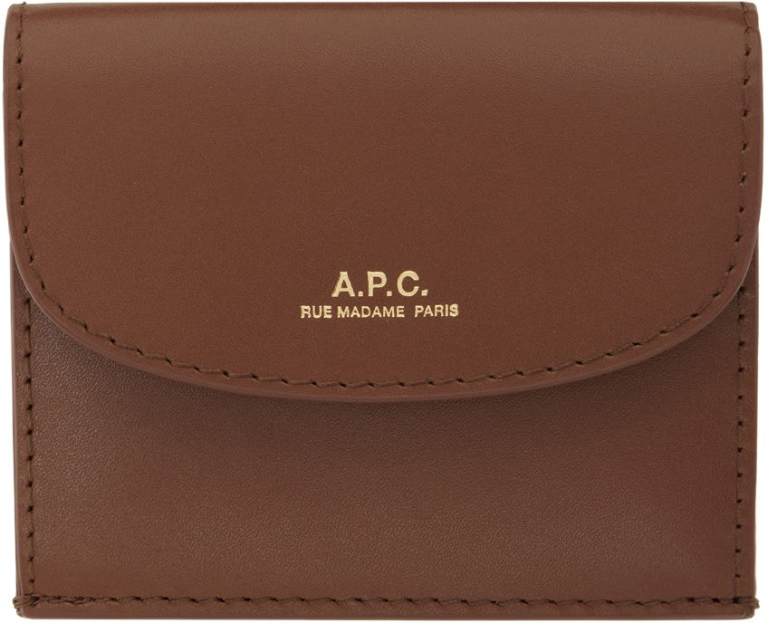 Denarnica A.P.C. Genève Wallet Rjava | PXBMW-F63483, 0