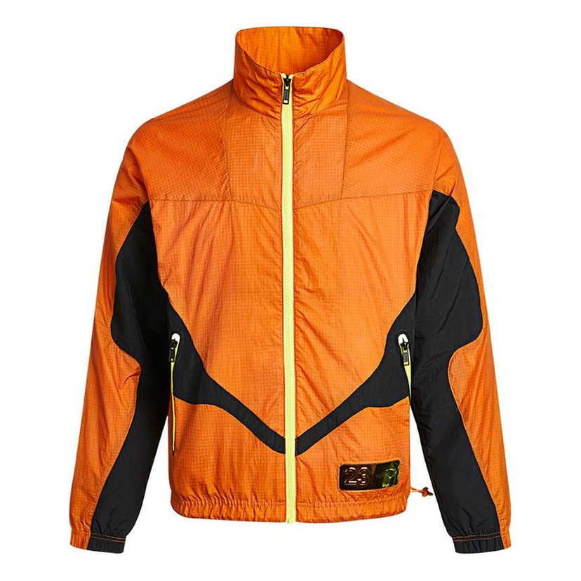 Vetrovka Jordan Jordan 23 Engineered Casual Stand-up Collar Jacket Oranžna | CV2867-875