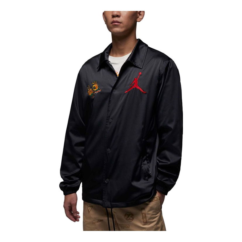 Vetrovka Jordan Fire Coach Jacket Črna | FJ7709-010