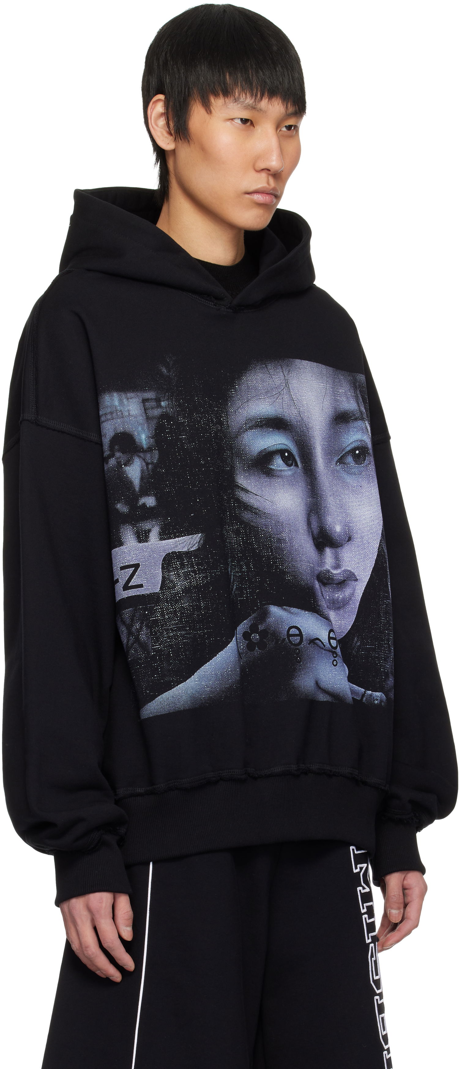 Pulover MISBHV Maciej Kość Edition Exposed Seam Hoodie Črna | 250M209, 1