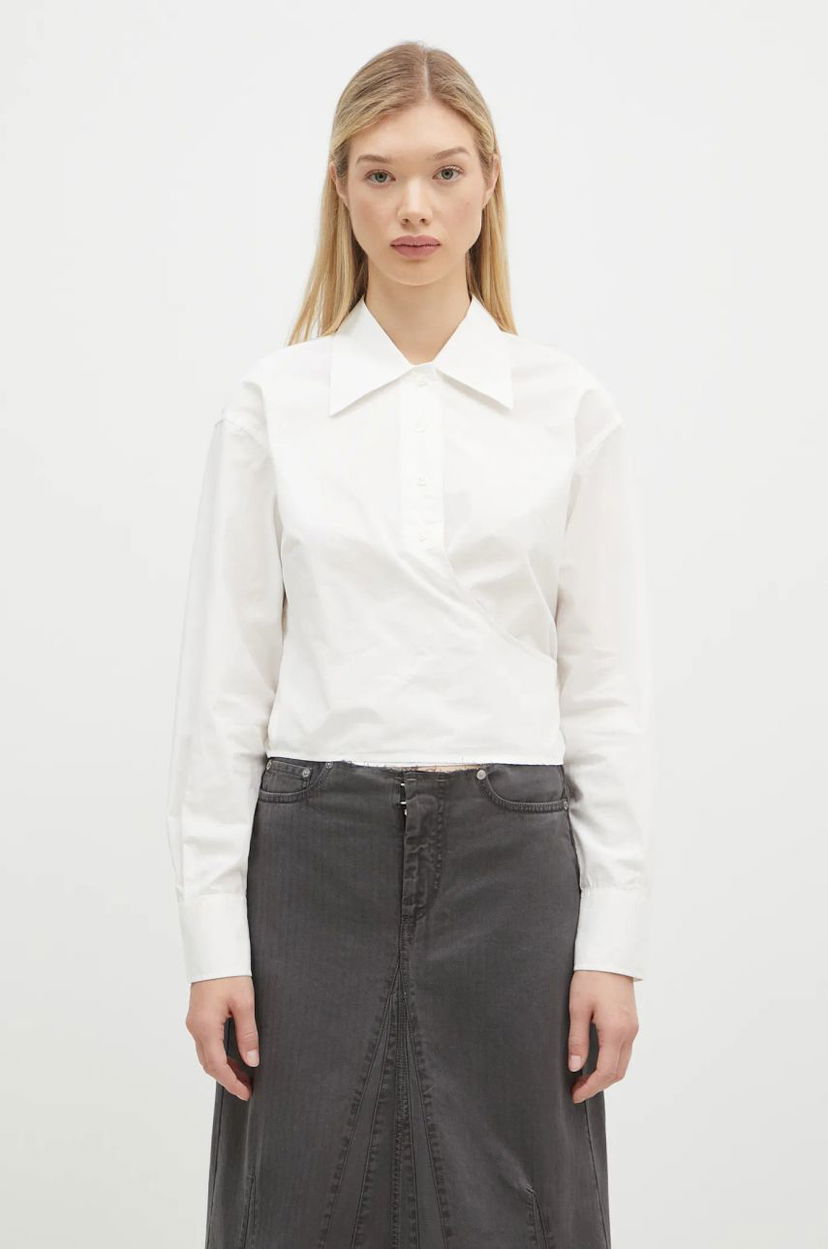 Srajce OUR LEGACY Our Legacy Nannas Shirt Bela | W4242NW