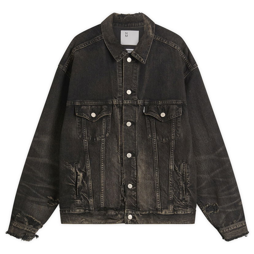 Jakna Junya Watanabe Junya Watanabe Garment Dyed Denim Jacket Črna | WP-J919-100-1