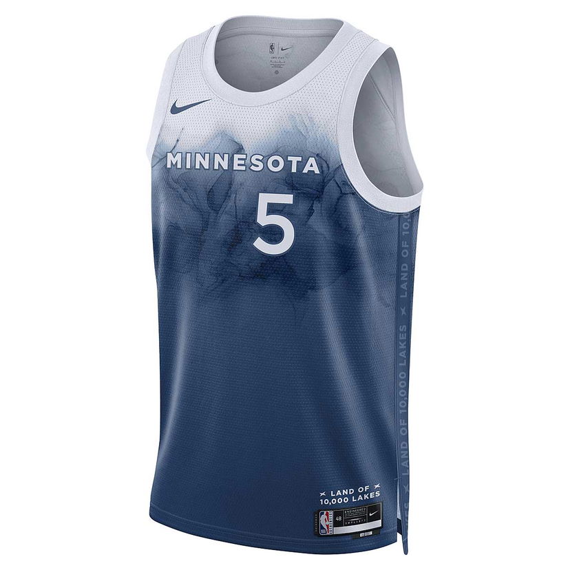 Dres Nike NBA Minnesota Timberwolves City Edition Swingman Jersey Anthony Edwards Modra | DX8510-481