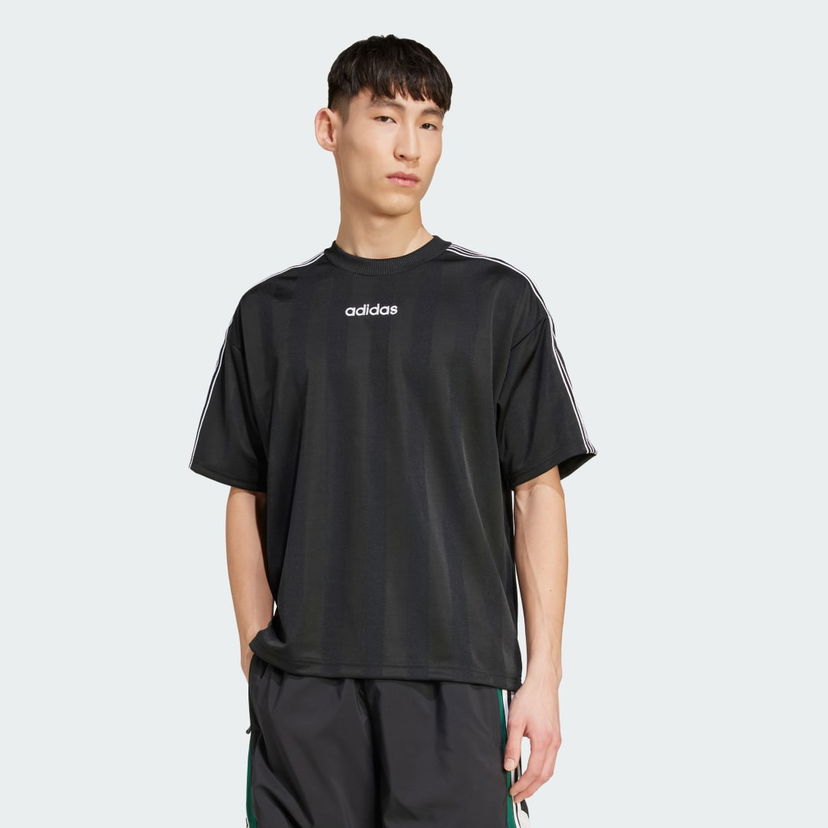 Majica adidas Performance 90's Striped T-Shirt Črna | JX3068