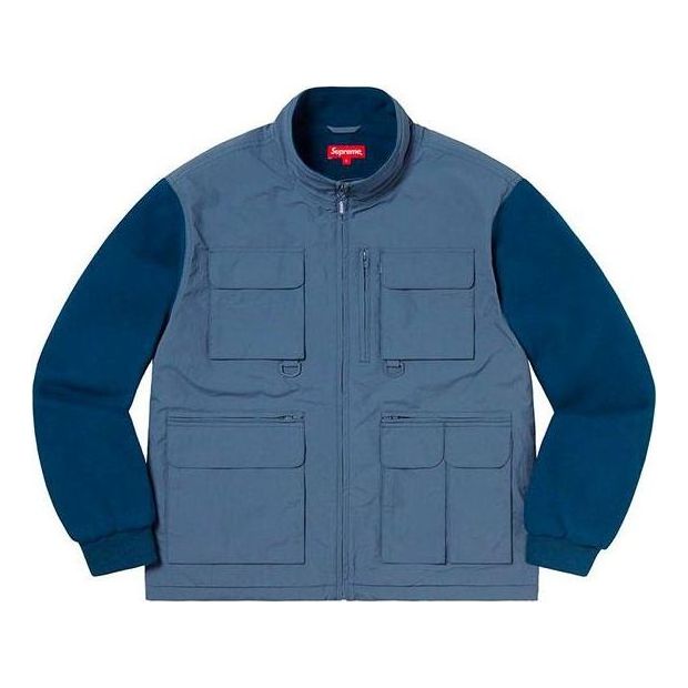 Vetrovka Supreme Upland Fleece Jacket Modra | SUP-FW19-944