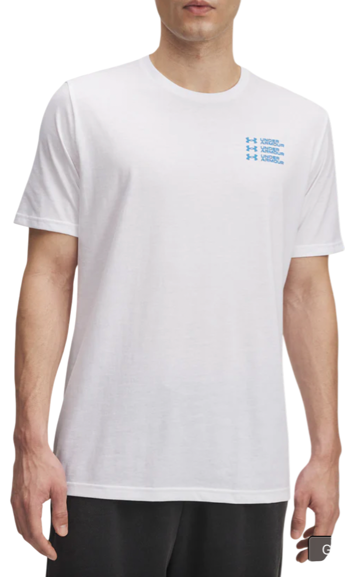 Majica Under Armour Triple Stack Logo Short Sleeve T-Shirt Bela | 6004173-100