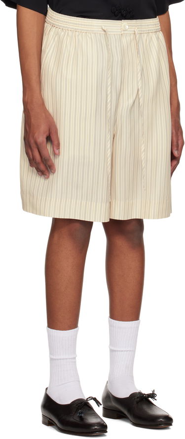 Kratke hlače Róhe Róhe Loose Drawcord Silk Shorts Bež | 314-32-090, 1