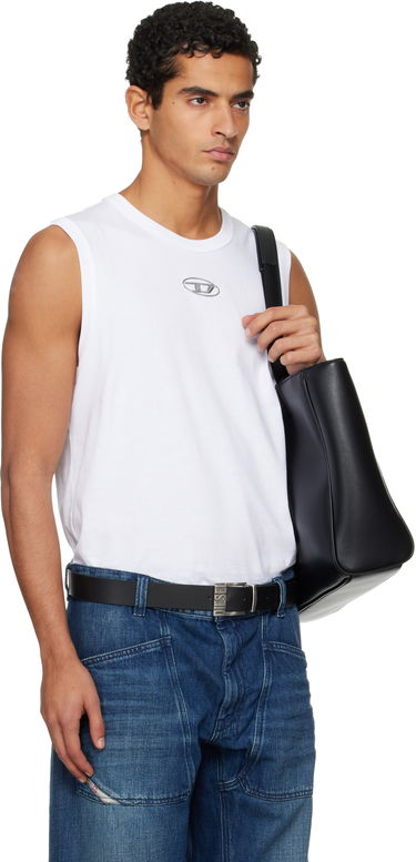 Majica brez rokavov Diesel Tank Top with Oval Logo Bela | A15372-0CLBR-100, 1