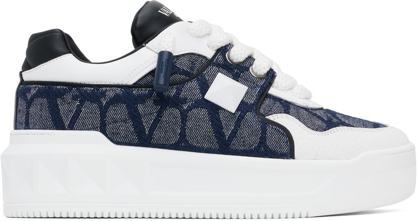 Superge in čevlji Valentino Valentino Garavani One Stud XL Low-Top Bela | 6Y2S0G37CWM