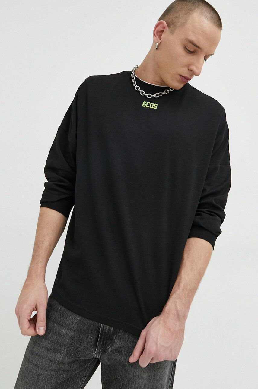 Majica GCDS Cotton Tee Črna | CC94M120104, 0