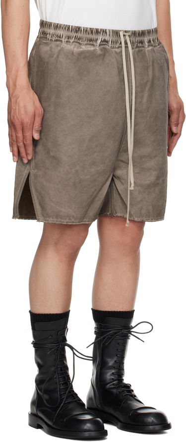 Kratke hlače Rick Owens DRKSHDW Hollywood Long Boxers Shorts Črna | DU01E3383 CVS, 4