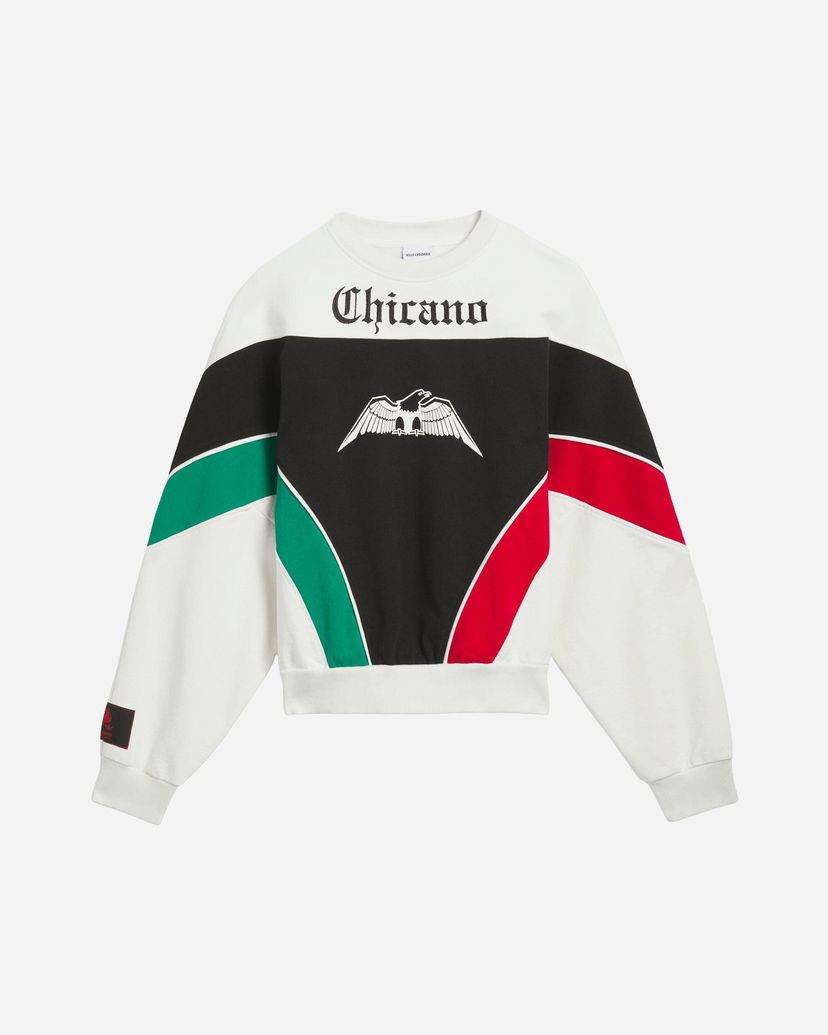 Pulover adidas Originals Willy Chavarria Chicano Sweatshirt Bela | JW1444