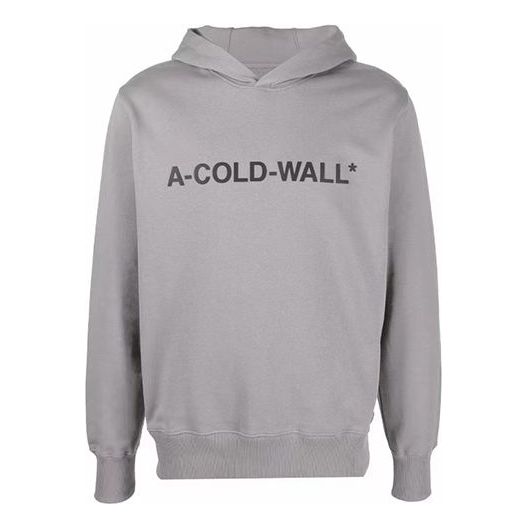 Pulover A-COLD-WALL* A-COLD-WALL* Logo Popover Hoodie Siva | ACWMW057-SLGR