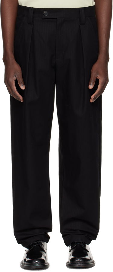 Hlače A.P.C. A.P.C. Renato Pleated Trousers Črna | COHHW-H08428, 0