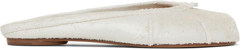 Oblačila Maison Margiela Maison Margiela Tabi Ballerina Mules Bela | S39WZ0105 P8159