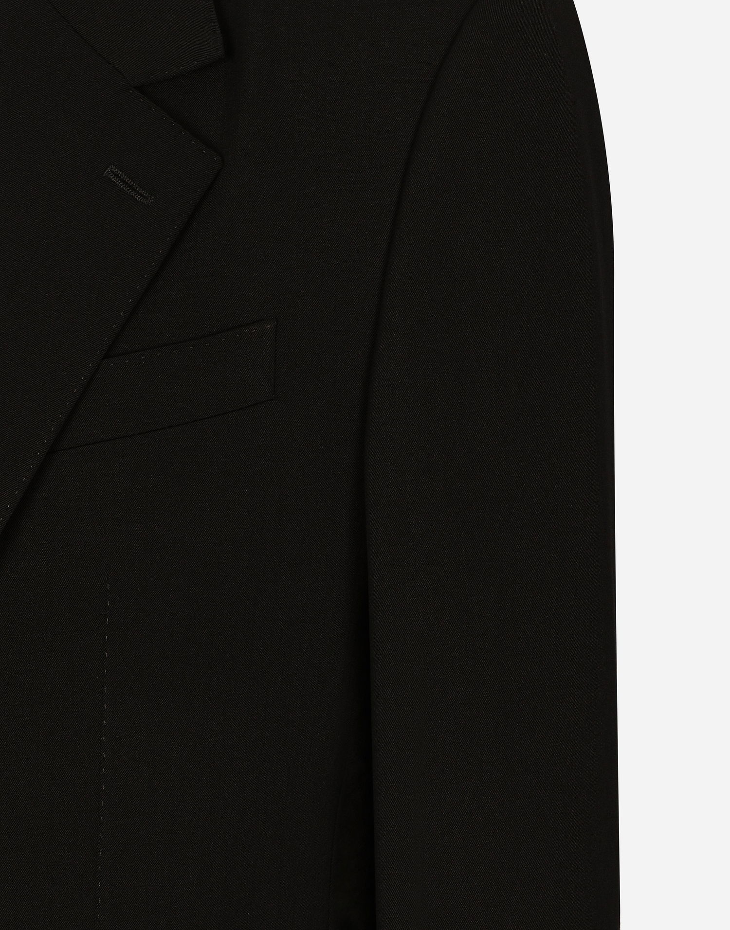 Jakna Dolce & Gabbana Wool Twill Single-breasted Blazer Črna | G2UK7TFUBBQN0000, 1