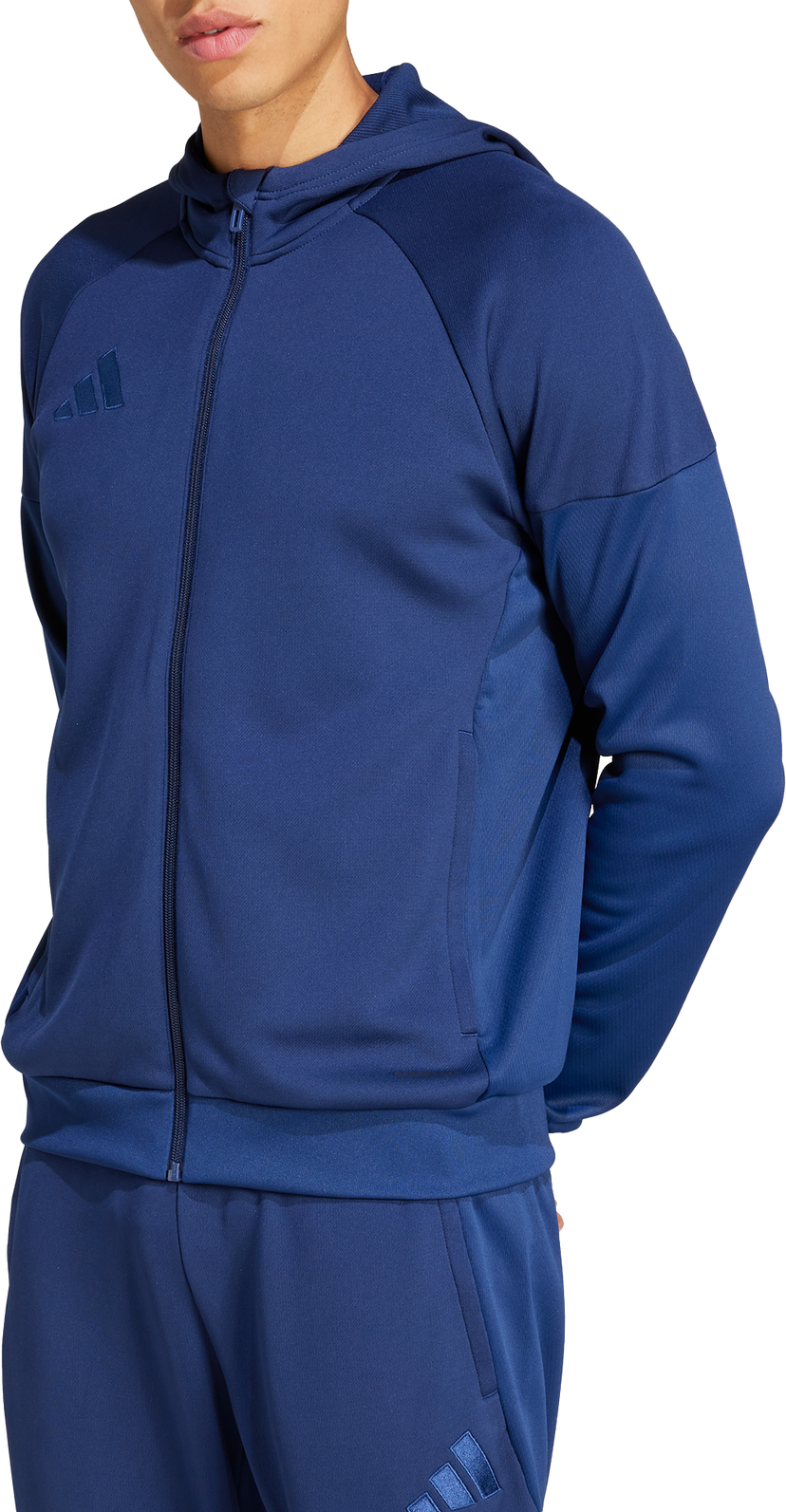 Pulover adidas Originals TIRO25 FZ Hoodie Modra | jc5131