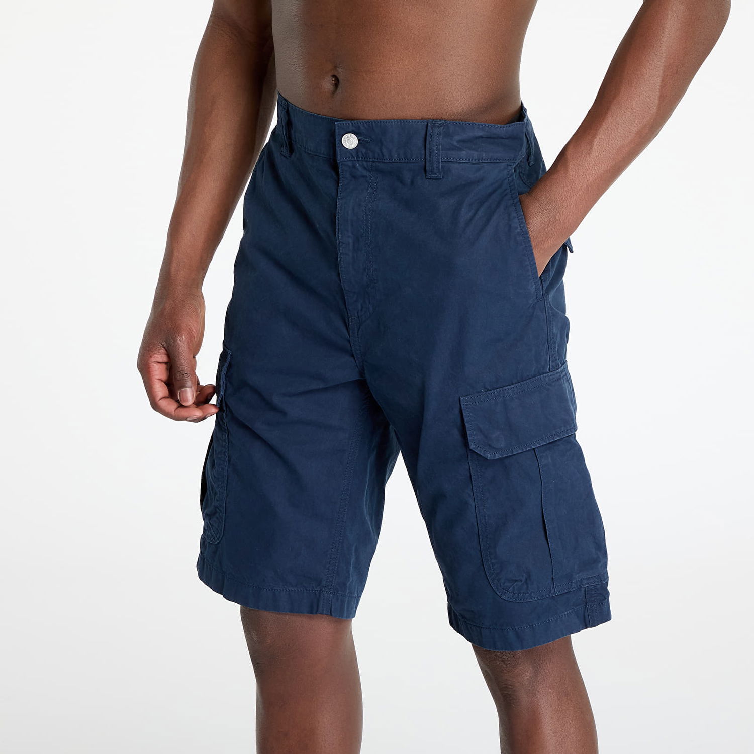 Kratke hlače Tommy Hilfiger Tommy Jeans Otis Twill Regular Cargo Shorts Mornarica | DM0DM21952 C1G, 1