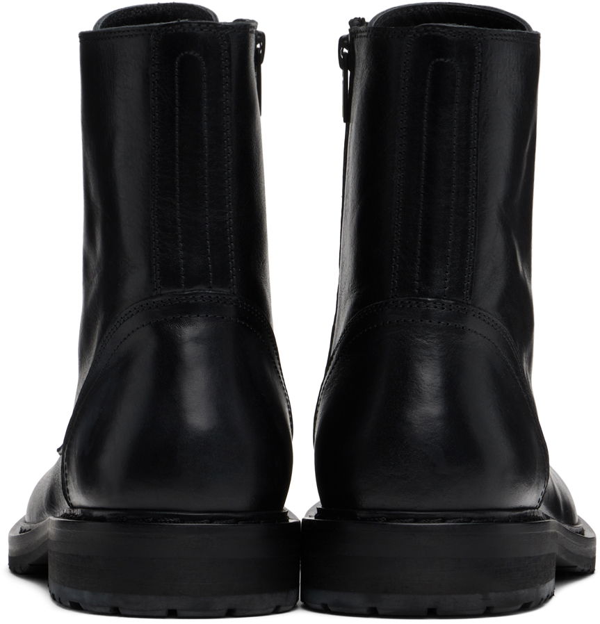 Oblačila Ann Demeulemeester Ann Demeulemeester Danny Leather Boots Črna | 2201-M-C01-380-099, 1